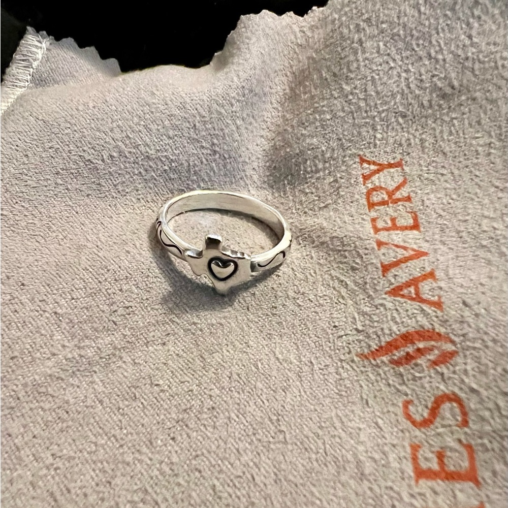James Avery Texas strong ring Sz 8.5